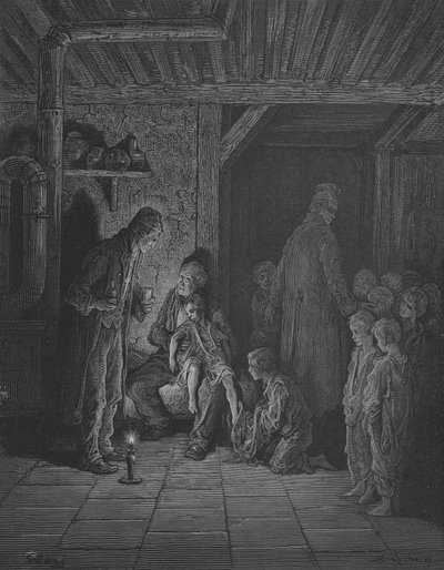 A Refuge House by Gustave after Dore